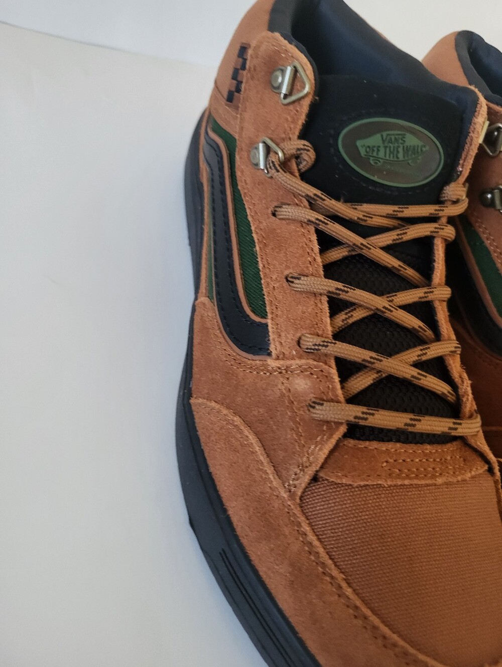Vans Skate Zahba Mid Brown Suede Mens Size 12 - Picture 13 of 14